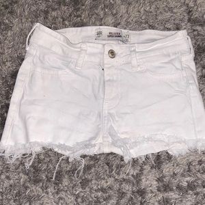 White Hollister Shorts